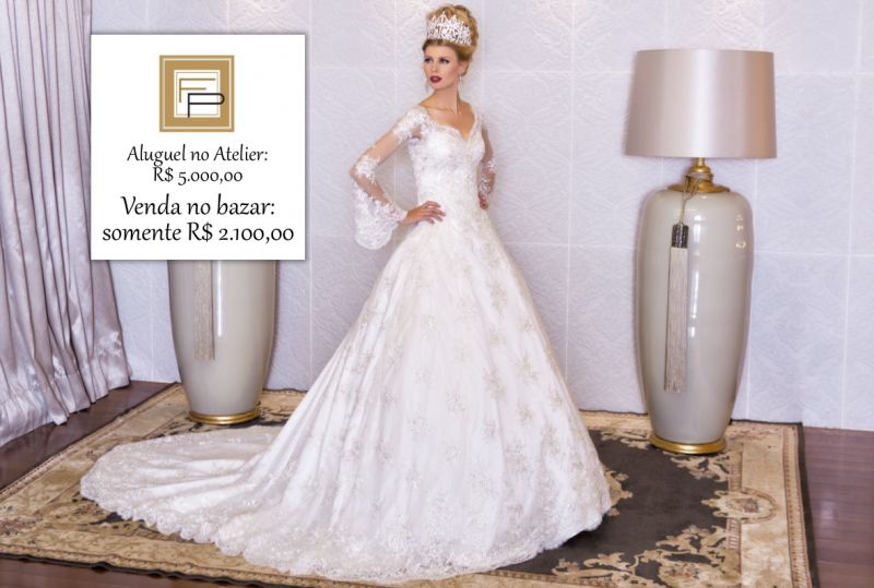 Fernando Peixoto promove bazar com vestidos de noiva a partir de R$ 400  - Foto #6340