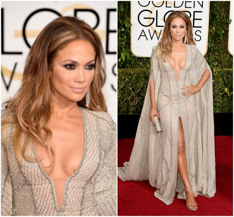 Jennifer Lopez no red carpet.
