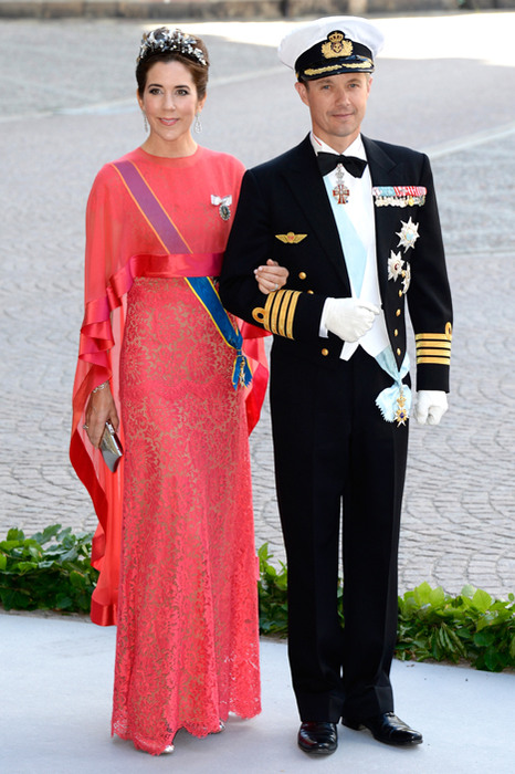 Príncipes da Dinamarca Mary e Frederico.