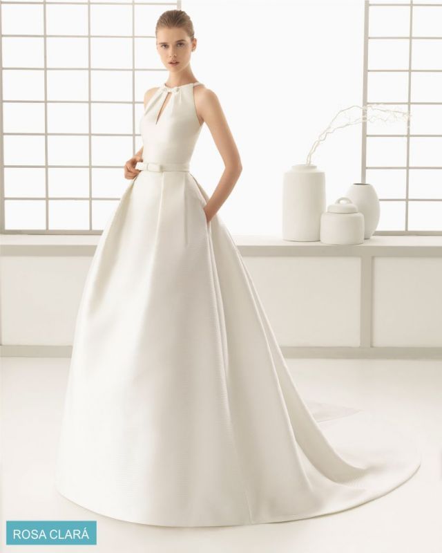 Vestido de noiva minimalista - Rosa Clará - Foto #4084