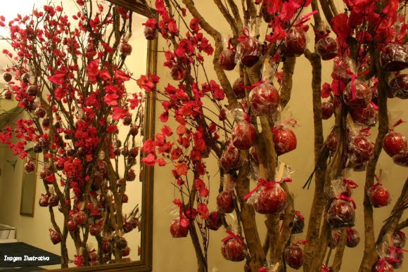 Galhos secos (Árvore Francesa) em decorações de Casamento - Foto #3770